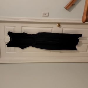 EUC - Anthropologie black and white jumpsuit